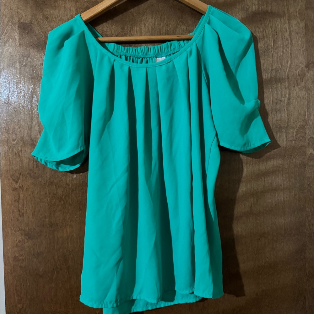 Chic Teal Women's Blouse